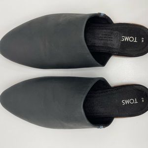 TOMS Women's Leather Jutti Mule Flats Size 7